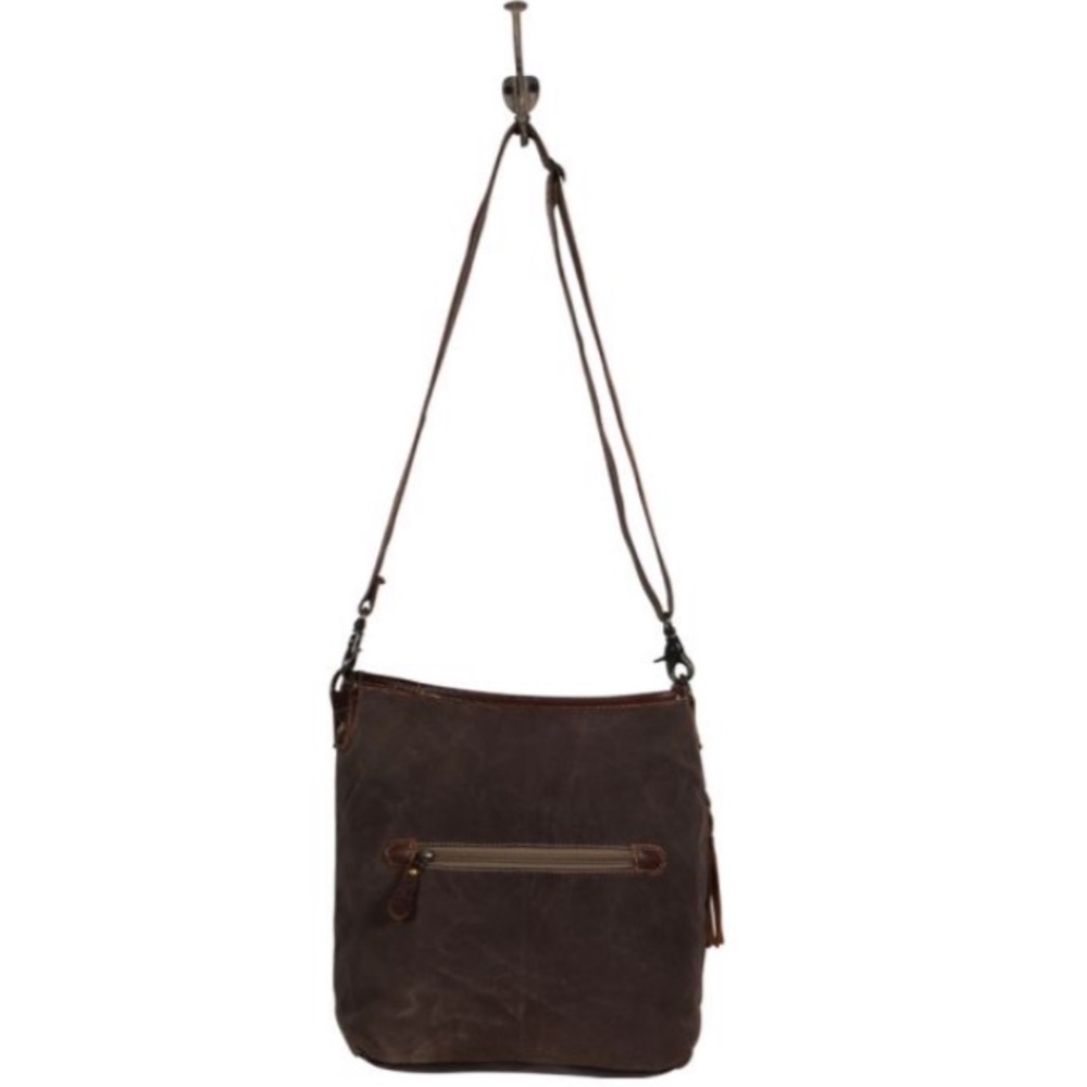 Last 1 New Boho Leather Shoulder Bag wFringe - Picture 8 of 9